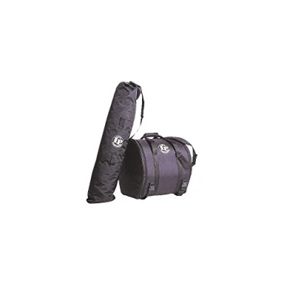 Abbildung von LP Latin Percussion LP539 BK Timbale Taschenset, 2 Taschen, für Timbales und Ständer, gefütterte Nylontasche, Tragegurt