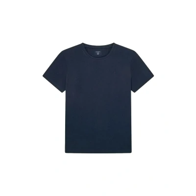 Abbildung von Hackett London PIMA Tshirt basic, Herren, Größe: Large, Navy