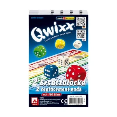 Abbildung von Nürnberger Spielekarten Verlag GmbH Spiel, Familienspiel Qwixx: Das Original Ersatzblöcke, für 2 5 Spieler, ab...,