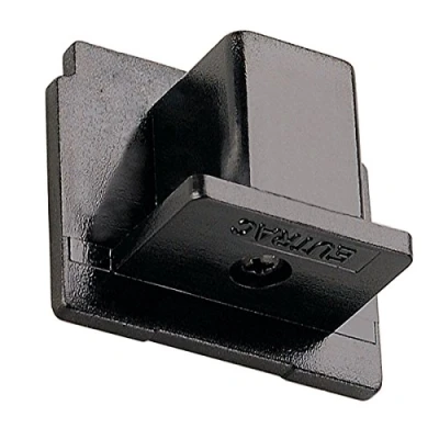 Abbildung von SLV Stromschienensystem 3 Phasen Schienensystem, Aufbauschiene, Endkappe, schwarz, 3,6 cm, Schienensystem