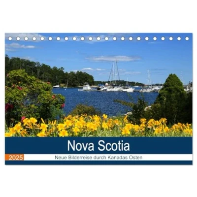 Abbildung von Nova Scotia Neue Bilderreise durch Kanadas Osten (Tischkalender 2025 DIN A5 quer), CALVENDO Monatskalender