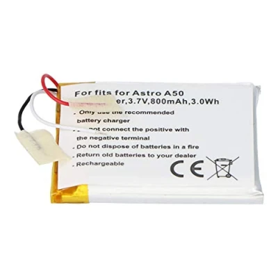 Abbildung von Akku passend für Astro A50 Li Polymer SRP603443, 45x36x5,5mm