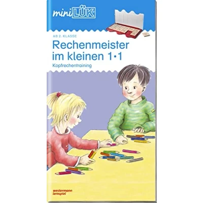 Abbildung von mini LÜK Rechenmeister im 1 x 1: Kopfrechentraining ab Klasse 2. (miniLÜK Übungshefte: Mathematik)