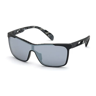 Abbildung von Adidas Sport Unisex SP0019 02C Gläser SONNENBRILLEN Plastik Grau Maske Normal