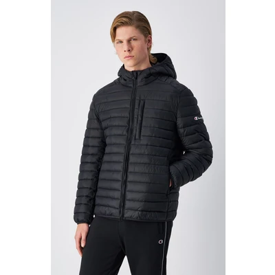 Abbildung von Champion Light Hooded Jacket Outdoorjacke, Herren, Größe: Medium, Black