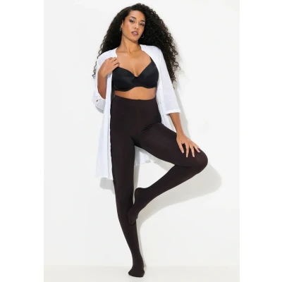 Abbildung von Ulla Popken Strumpfhose, Damen, Größe: 60/62, Mahogany brown