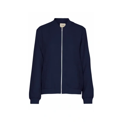 Abbildung von Fransa Bomberjacke, Damen, Größe: Large, Navy blazer