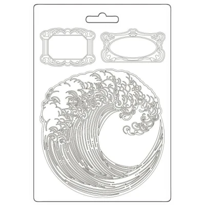 Abbildung von Stamperia Silent Sea A5 Soft Mould Wave (K3PTA5671)