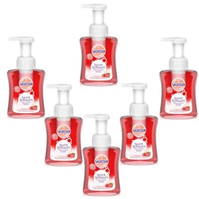 Abbildung von Sagrotan Samt Schaum Kirschblüte &amp; Rose 6er Pack (6 x 250ml)