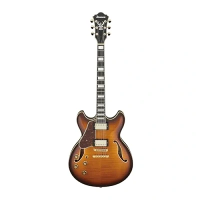 Abbildung von Ibanez Artcore Expressionist AS93FML VLS Lefthand Violin Sunburst Halbakustik Gitarre für Linkshänder