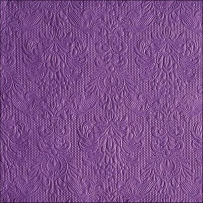 Abbildung von Ambiente Servietten Elegance geprägt purple / lila