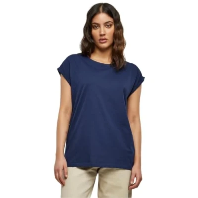 Abbildung von Urban Classics Extended Shoulder Tshirt basic, Damen, Größe: XXL, Darkblue