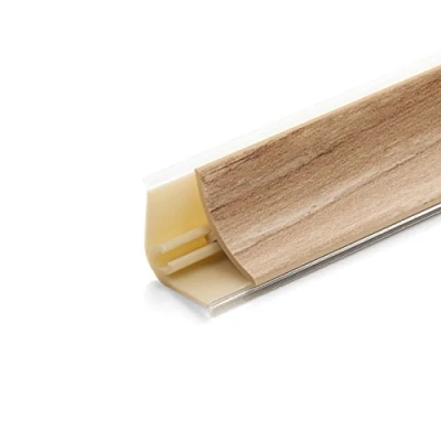 Abbildung von DQ PP 1,5m WINKELLEISTE Eiche Sonoma 13 x 13mm PVC Küchenleiste Arbeitsplatte Abschlussleiste Küchenabschlussleiste Wandabschlussleiste Tischplattenleiste