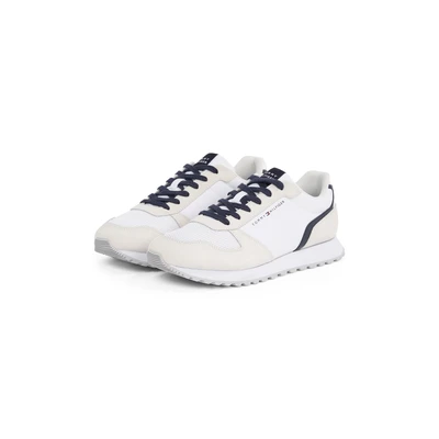 Abbildung von Tommy Hilfiger NEW Runner FLAG Sneaker low, Herren, Größe: 40, White Schuhe