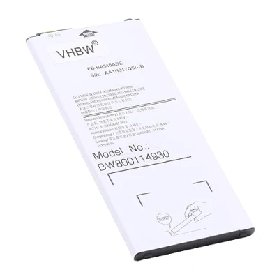 Abbildung von vhbw Akku kompatibel mit Samsung Galaxy A5 2016 Duos, SM A510K, A510F/DS, A510F, A5100 Handy Smartphone Telefon (2900 mAh, 3,8 V, Li Ion)
