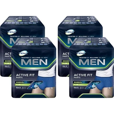 Abbildung von Tena Men Active Fit Pants Plus, Größe M, 4er Pack (4 x 9 Pants)