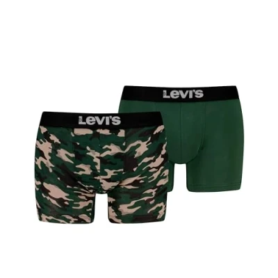 Abbildung von Levi&#039;s Herren Boxer Bodywear, Black Green Combo, S