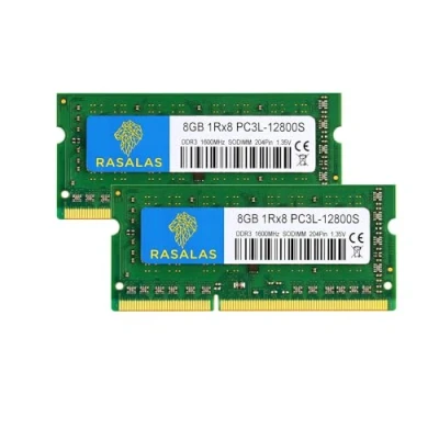 Abbildung von Rasalas 16 GB Kit (2 x 8 GB) 1Rx8 PC3L 12800S DDR3L 1600MHz SODIMM DDR3 RAM 1.35V CL11 204 Pin PC3 12800 8GB Laptop Speicher…