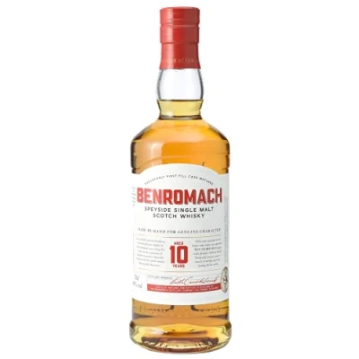 Abbildung von Benromach Whisky 10 Years in Geschenkverpackung Speyside Single Malt Scotch Whisky, 700ml
