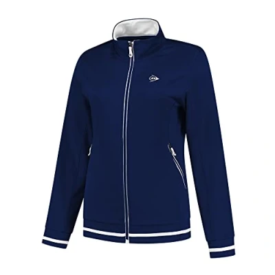 Abbildung von Dunlop Kinder Sport Tennis Jacke Club Line, Knitted Jacket, Mädchen, Navy