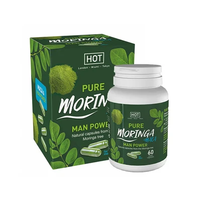 Abbildung von „Pure Moringa + Maca Man Power“, Power Kapseln für den (sex )aktiven Mann
