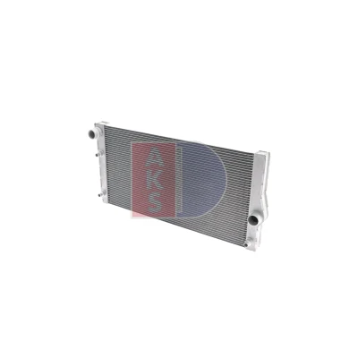 Abbildung von AKS DASIS 050055N Kühler, Motorkühlung Aluminium für Fahrzeuge mit/ohne Klimaanlage 600 325 32 Schalt /optional Automatikgetriebe Kühlrippen gelötet
