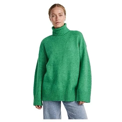 Abbildung von Pieces Strickpullover, Damen, Größe: Small, Mint