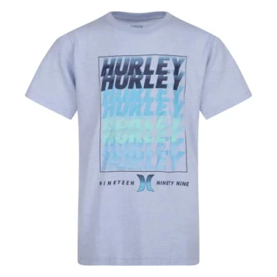 Abbildung von Hurley Jungen Hrlb Stack Em Up Tee T Shirt, Schwarz/Blaues Graphit, 13 Años