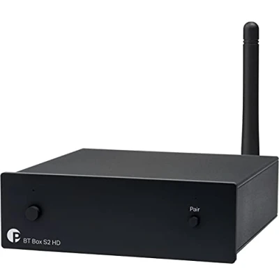 Abbildung von Pro Ject BT Box S2 HD, Audiophiler hochauflösender Bluetooth 5.0 Empfänger, unterstützt aptX Schwarz