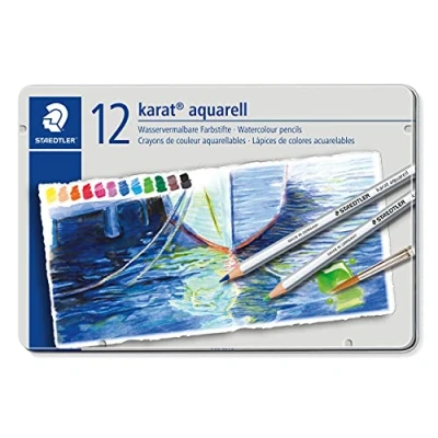 Abbildung von Staedtler Farbstift karat aquarell 12 er Etui