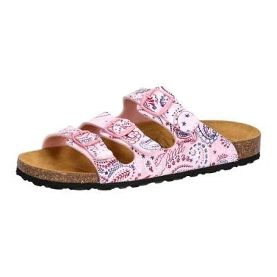 Abbildung von LICO Power Pantolette flach, Damen, Größe: 40, Rosa Schuhe