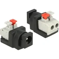 Abbildung von DC 5,5x2,1mm Buchse &gt; Terminalblock 2Pin, Adapter