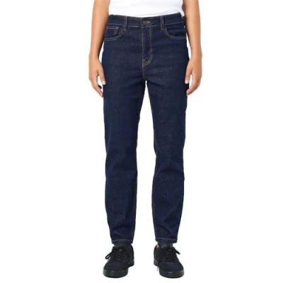 Abbildung von Noisy May MONI HIGH Waist Jeans Straight Leg, Damen, Größe: 31x32, Dark blue denim