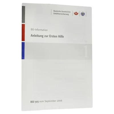 Abbildung von Erste Hilfe Anleitung Broschüre 1 St