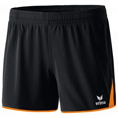 Abbildung von Erima 5CUBES kurze Sporthose, Damen, Größe: 44, Black/orange