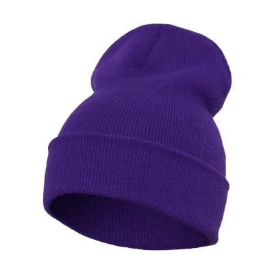 Abbildung von Flexfit Yupoong Heavyweight LONG Mütze, Größe: One Size, Purple