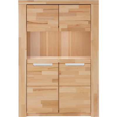 Abbildung von Home affaire Highboard &quot;Kolding&quot;, Breite 100 cm mit 2 Glastüren