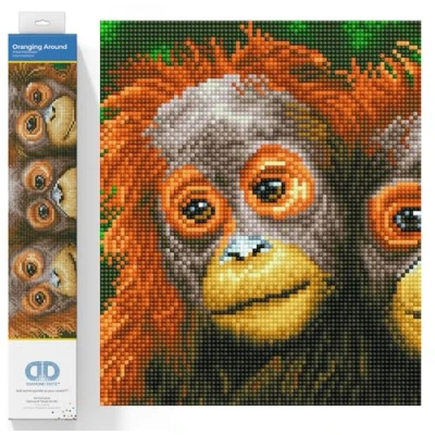 Abbildung von Diamant Dotz 47 x 27 cm Orangutanger