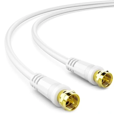 Abbildung von deleyCON 1m SAT TV Antennenkabel Koaxial Kabel HDTV 4 fach Schirmung