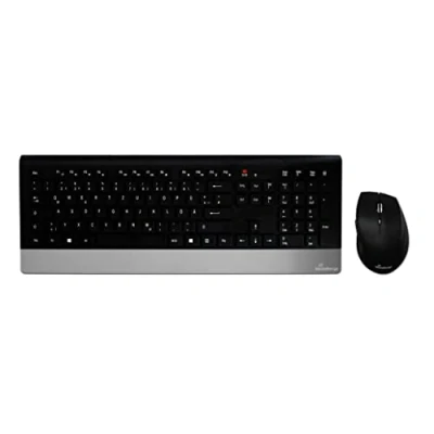 Abbildung von MEDIARANGE Funk Tastatur und Maus Set MROS105