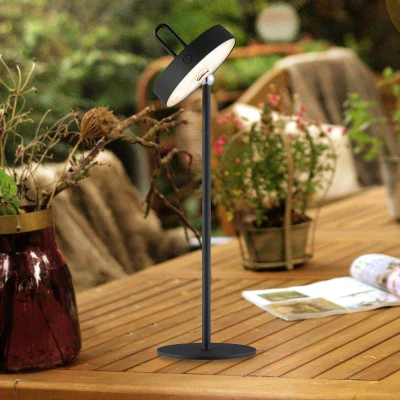 Abbildung von Akku Tischleuchte AMAG, 1x LED Board/1,50Watt/2700Kelvin, IP44, Schwarz