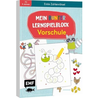 Abbildung von Mein bunter Lernspielblock Vorschule: Erste Zahlenrätsel: Übungen und Rätsel ab 5 Jahren