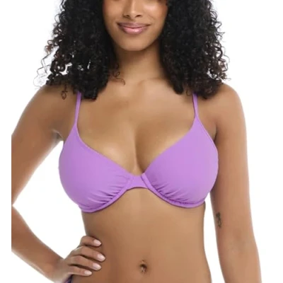 Abbildung von Body Glove Damen Smoothies Solo Solid Underwire D, Dd, E, F Cup Top Badeanzug Bikini, Akebi, D