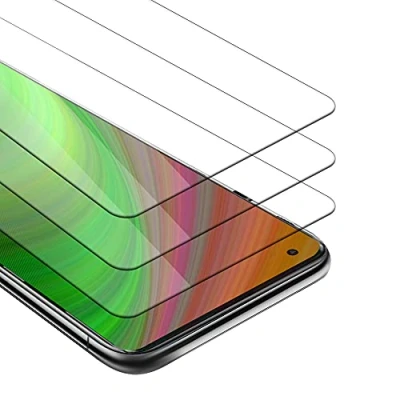 Abbildung von Cadorabo 3X Panzer Schutz Glas für Xiaomi Mi 10 / PRO 3 Stück Schutzfolie in Ultra Klar Hüllen freundlich Gehärtetes (Tempered) Dipslayschutz Folie 9H Härte Anti Kratzer