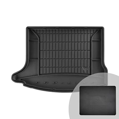 Abbildung von FROGUM ProLine 3D Gummimatte Exklusive Auto Kofferraummatte Kofferraumwanne für Mazda 3 III 2013 2018 Bequemer Organiser Die höchsten Kanten