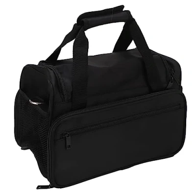 Abbildung von Friseur Werkzeug Tasche, Salon Handtaschen tragbare Scheren Kamm Halter Tasche Reisegepäck Beutel Hairstyling Fall große Kapazitäts Haar Stylist kosmetischer Organisator