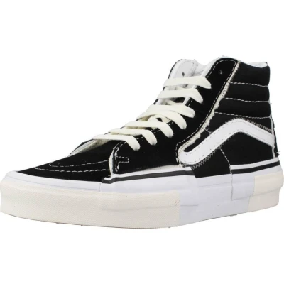 Abbildung von Vans SK8 Reconstruct Unisex Sneaker high, Größe: 43, Black/true white Leder und textil