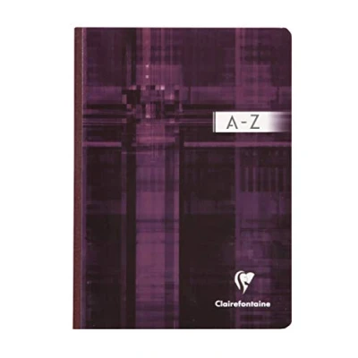 Abbildung von Clairefontaine 9549C Packung mit 5 Kladden/Adressbuch DIN A5 Softcover, 96 Blatt kariert 90g, farbig sortiert, 1 Pack