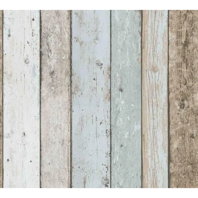 Abbildung von living walls Papiertapete &quot;Il Decoro&quot;, Holz, Streifen Tapete Holzoptik