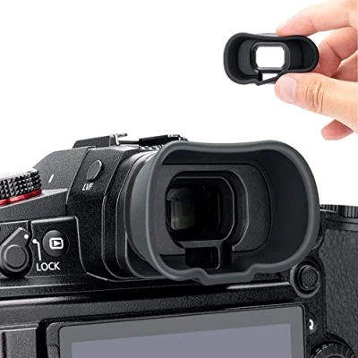 Abbildung von KIWIFOTOS Erweiterte Augenmuschel für Panasonic LUMIX DC GH6 GH5S GH5, Sucherschutz ersetzt 4YE1A561Z Gummi